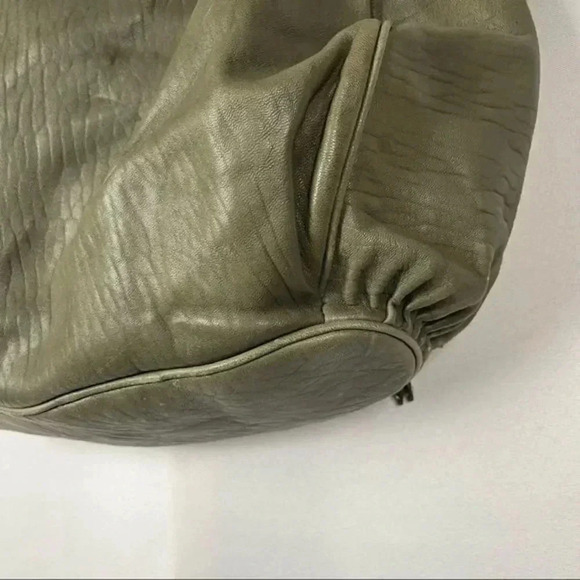 Botkier Bryant Leather Gray Green Hobo Shoulder Bag - Picture 8 of 9